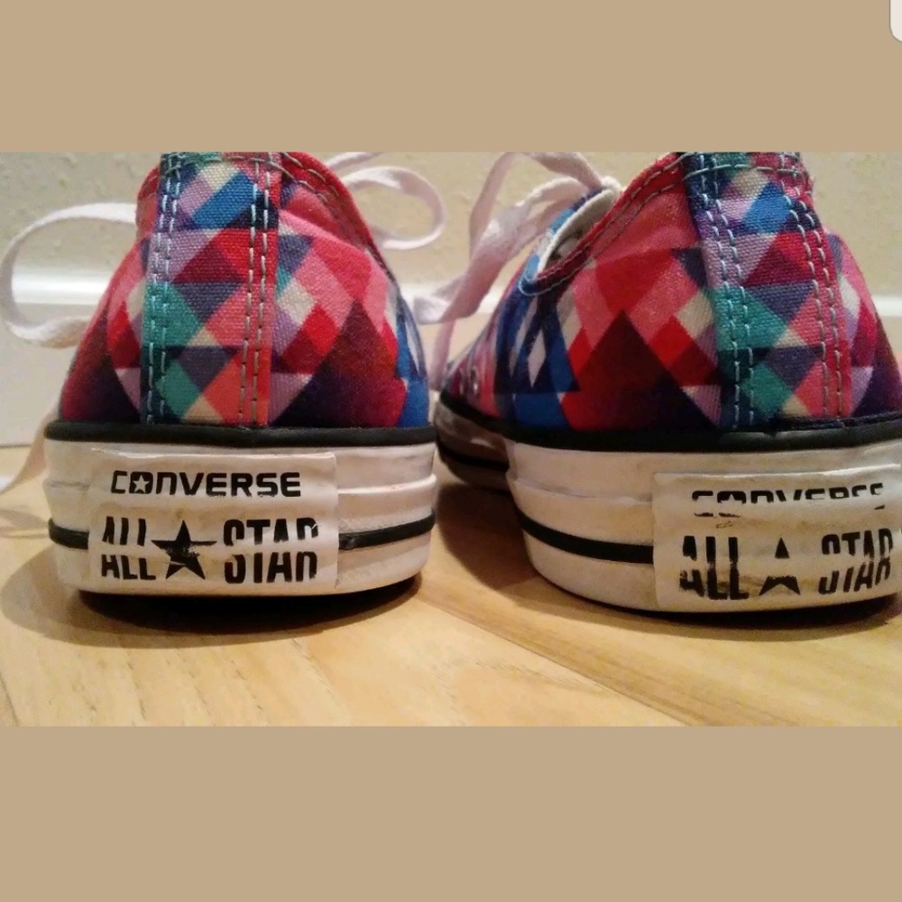 Womens Plaid/Patterned Converse - Picture 4 of 5